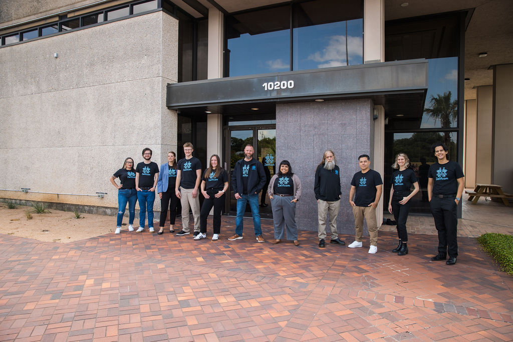 Zelifcam team outside its office
