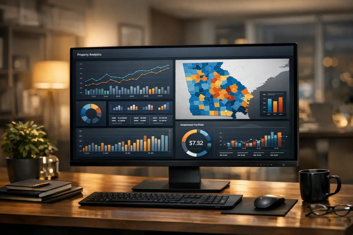 Real estate data analytics dashboard