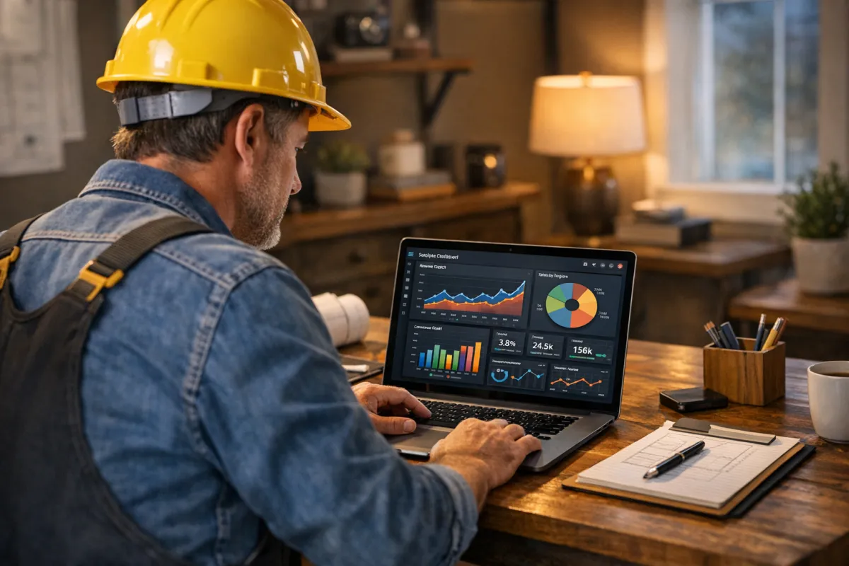 Home services analytics dashboard